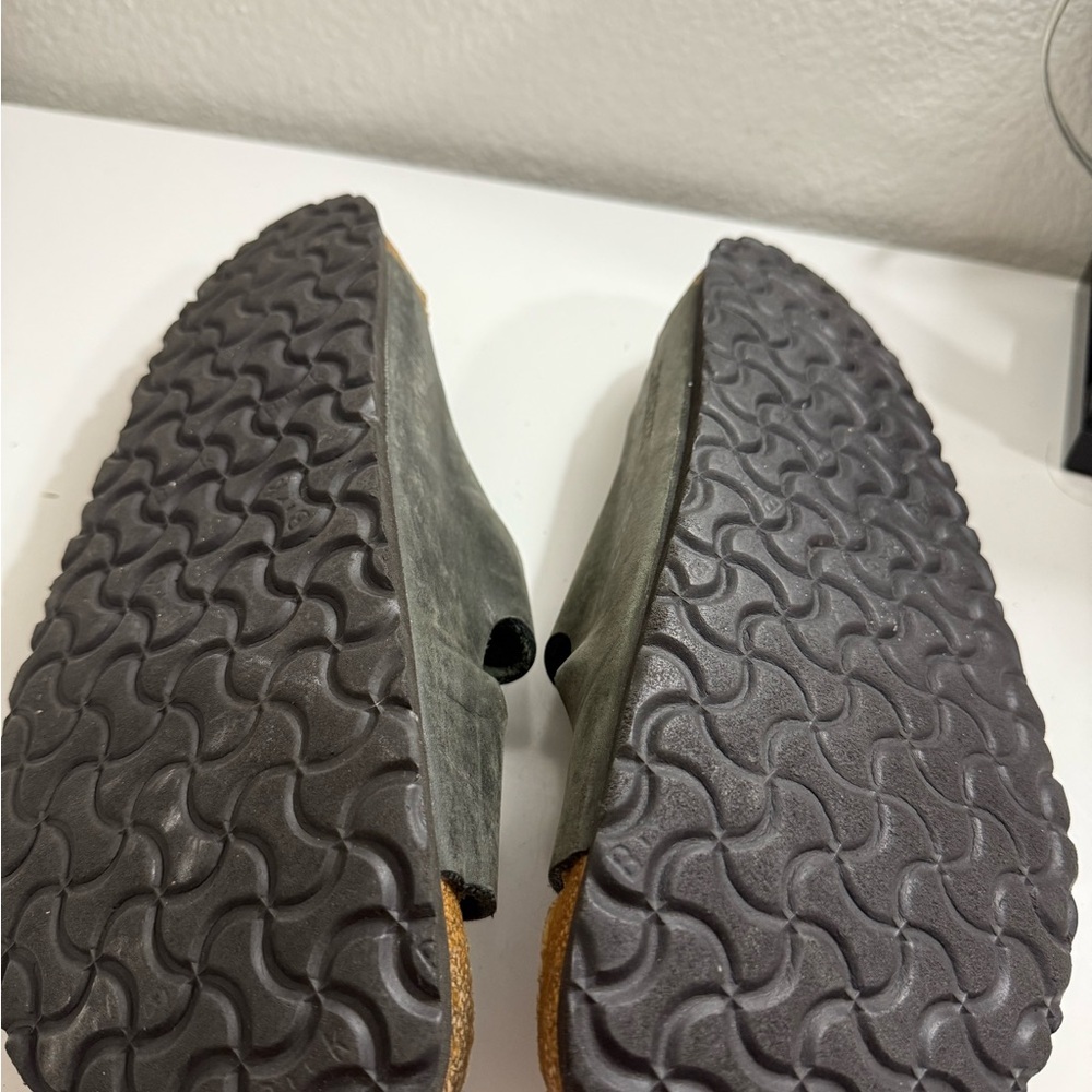 Birkenstock  Arizona mens Dark Gray Slide Sandals - Picture 6 of 6